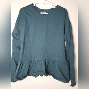 Girl's Hanna Andersson Long Sleeve Top, Size 130 6/7